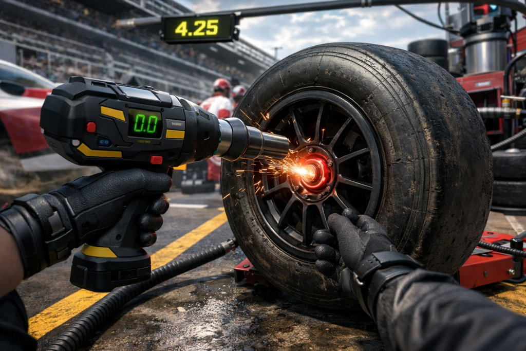 Virtual Reality Pitstop challenge in game